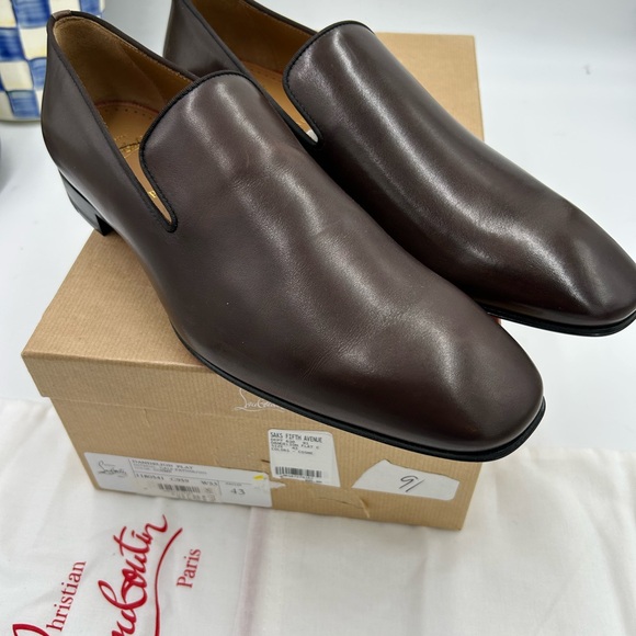 Men's Christian Louboutin dandelion flat loafers size 43 made in Italy - Picture 11 of 12